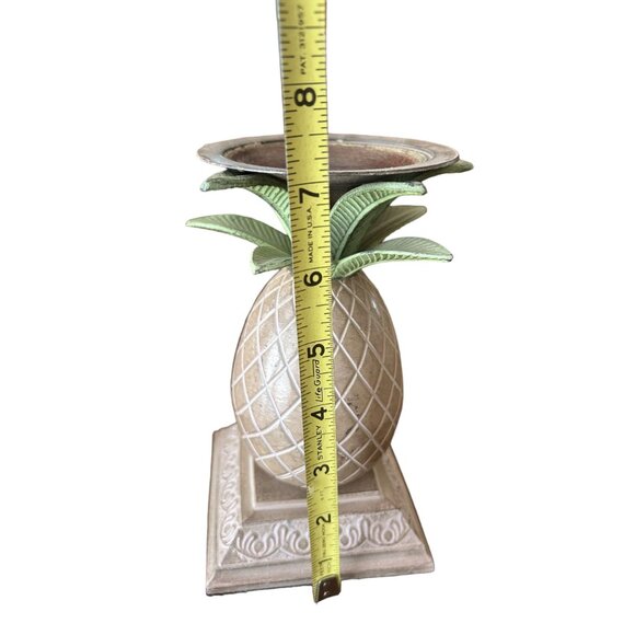 Pineapple-Themed Decorative Candle Holder Tropical - Picture 4 of 5